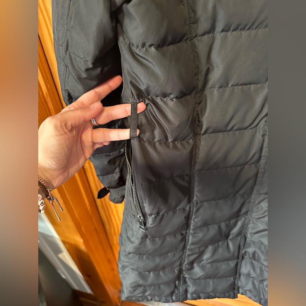 Burberry Brit Black Double-Breasted Coat - Picture 4 of 12